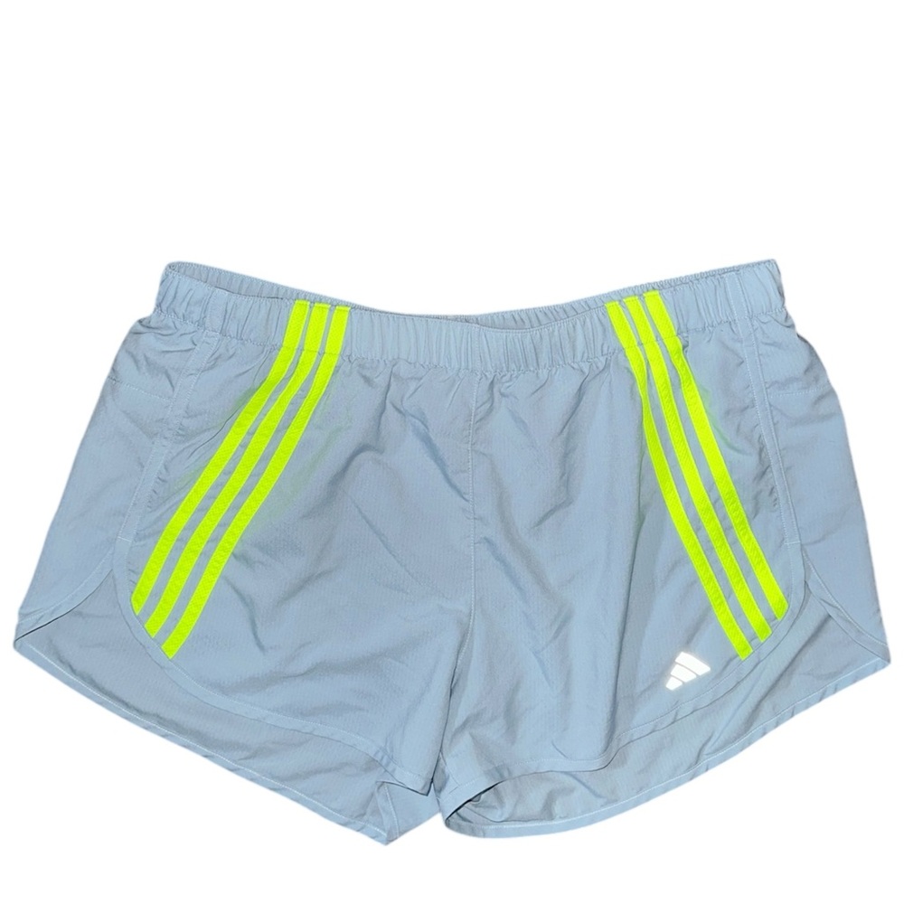 Adidas Break The Norm Running Shorts Blue| Green Women Athletic Shorts Size XL
